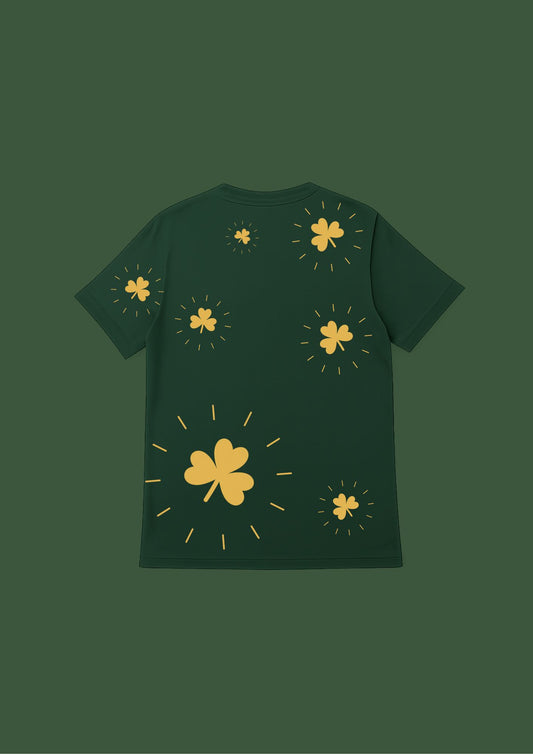 Forest Gold (Grün mit gelben Kleeblättern)